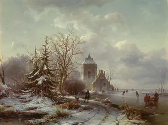 Winterszene, 19. Jahrhundert